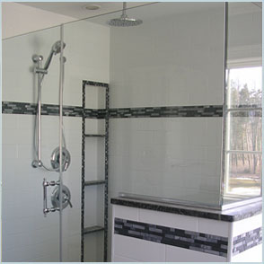 framed vanity mirror